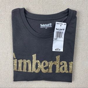 NEW Timberland Mens Small T-Shirt Grey Shirt